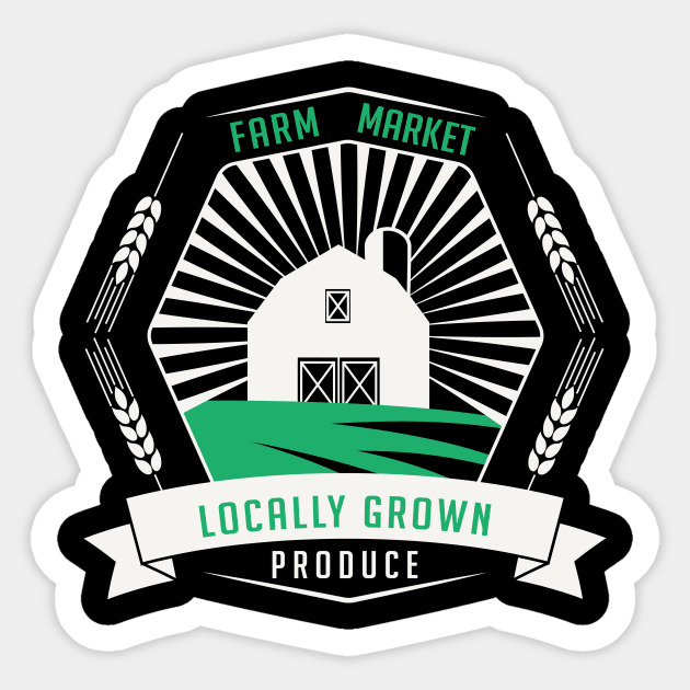 Local Farm Market Sticker by SWON Design